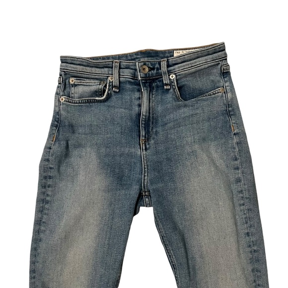 Rag & Bone Nina Tulsa Highrise Skinny Medium Wash Jeans, Sz 26 - Picture 11 of 16
